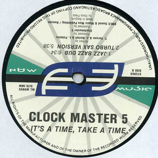 Clockmaster 5 - It's A Time, Take A Time (12")