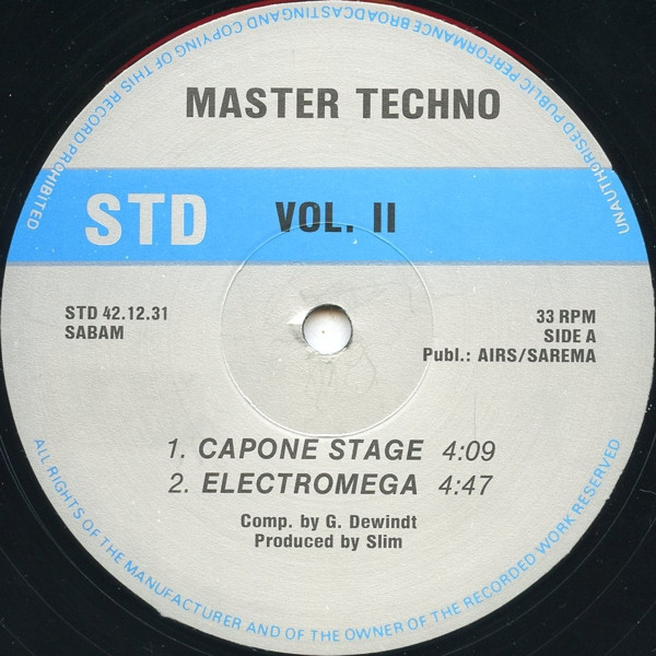 Master Techno - Vol. II (12")