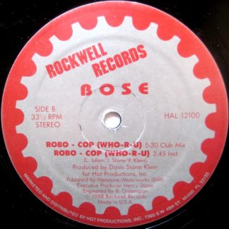 BOSE - Robo Cop (Who-R-U) (12")