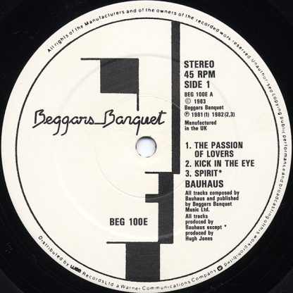 Bauhaus ‎– The Singles 1981-1983 - Imagen 3