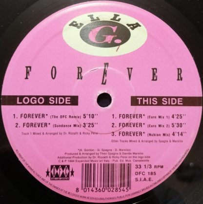 Ella G. ‎– Forever 12" Maxi - Imagen 2